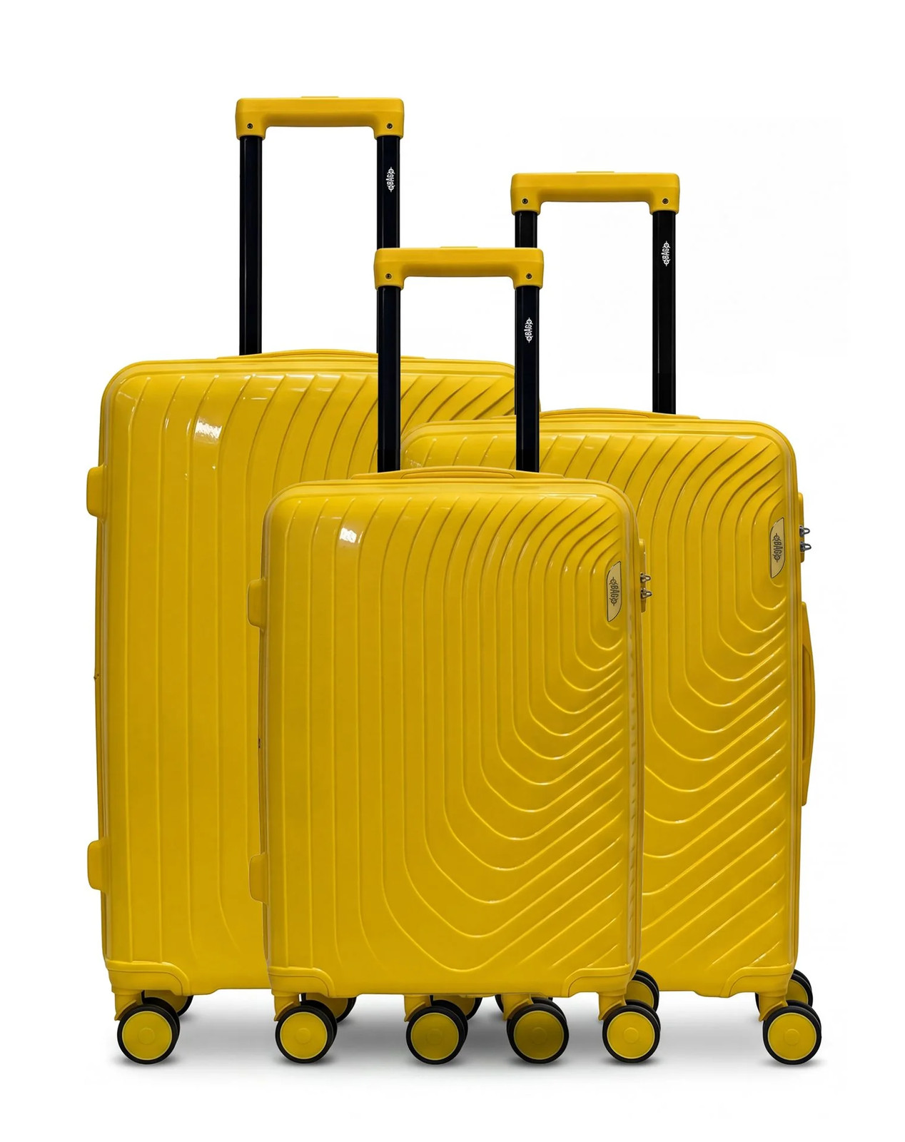 Set de valises HYDRA trio rigide parfait pour les vacances en famille et week-ends