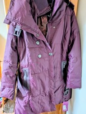 womens waterproof coat size 14/16 used, knee length