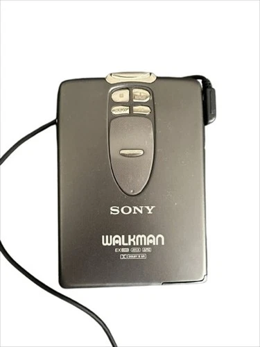 SONY WM-EX2 Portable Cassette Player  Walkman Serviced Working New Belt Black