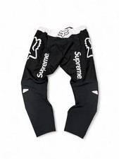 Supreme Fox Moto Racing Pants SS18 Size XL Black Motocross Dirt bike Streetwear