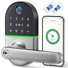 Smart Door Lock Keypad Fingerprint Keyless Entry Handle NICE DIGI Deadbolt