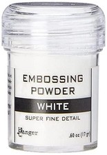 Ranger Embossing Powder, .60 oz, White
