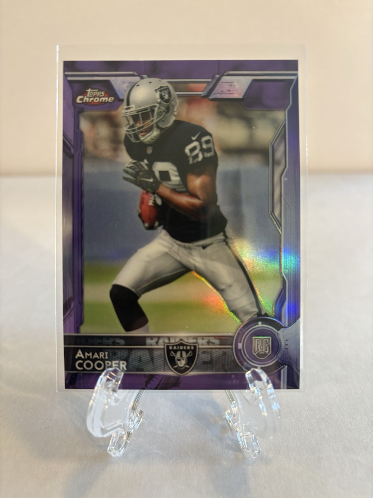 2015 Topps Chrome - Rookies Amari Cooper #115 Purple Refractor (RC) (Z)