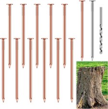 50 Pcs Copper Nails to Trees,3.5 Inch Pure Copper Nails Bulk,Stump Removal2441