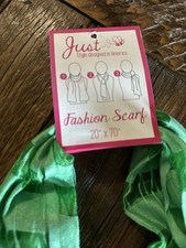 Just Style Designed  In America Fashion Scarf 20”/70 “