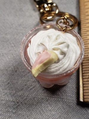 Ice Cream Or Mixed Fruity Drink Keychain Souvenir Key chain C56