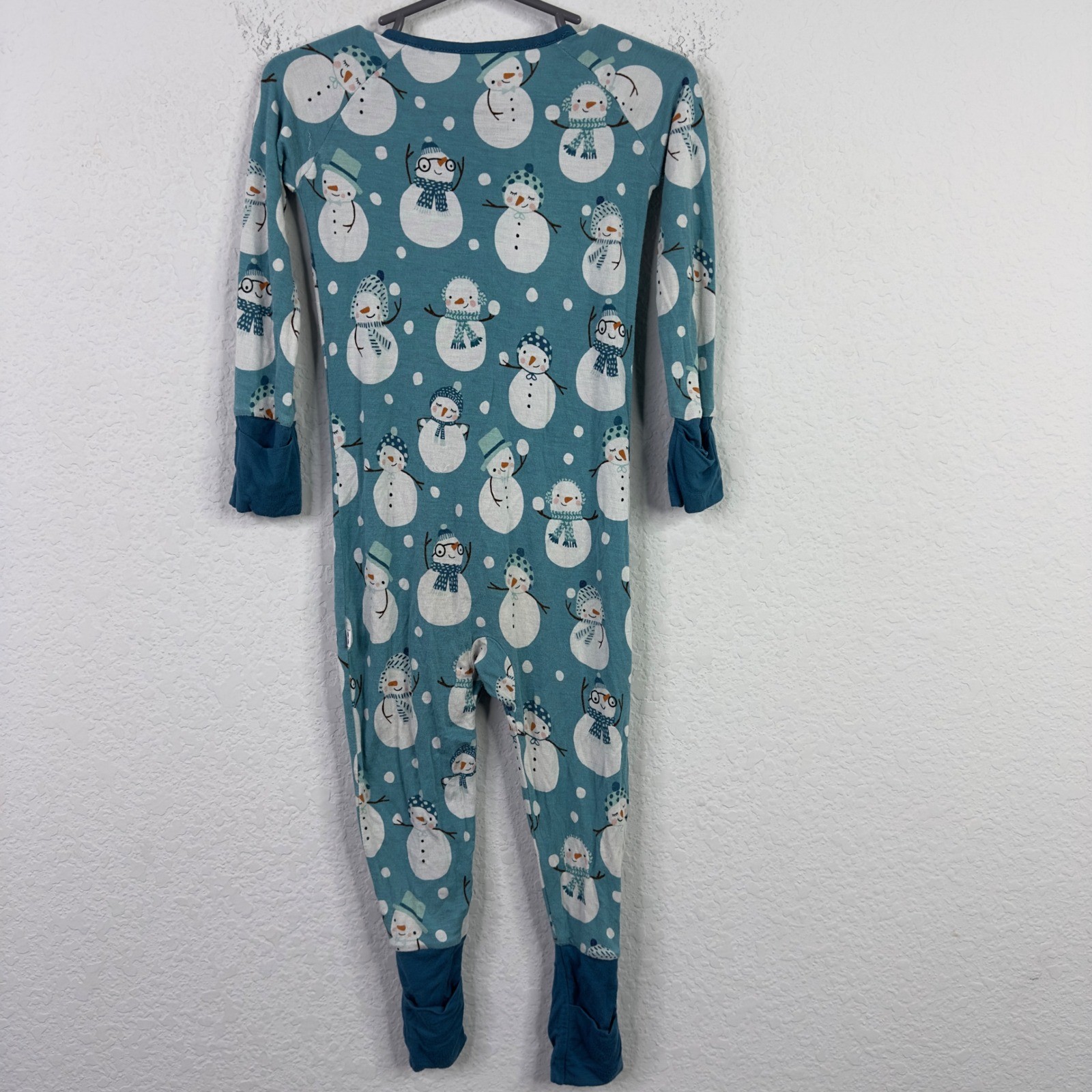 Little Sleepies 2PC Pajama Bundle 12-18M Bamboo Birthday Animal Panda Snowman