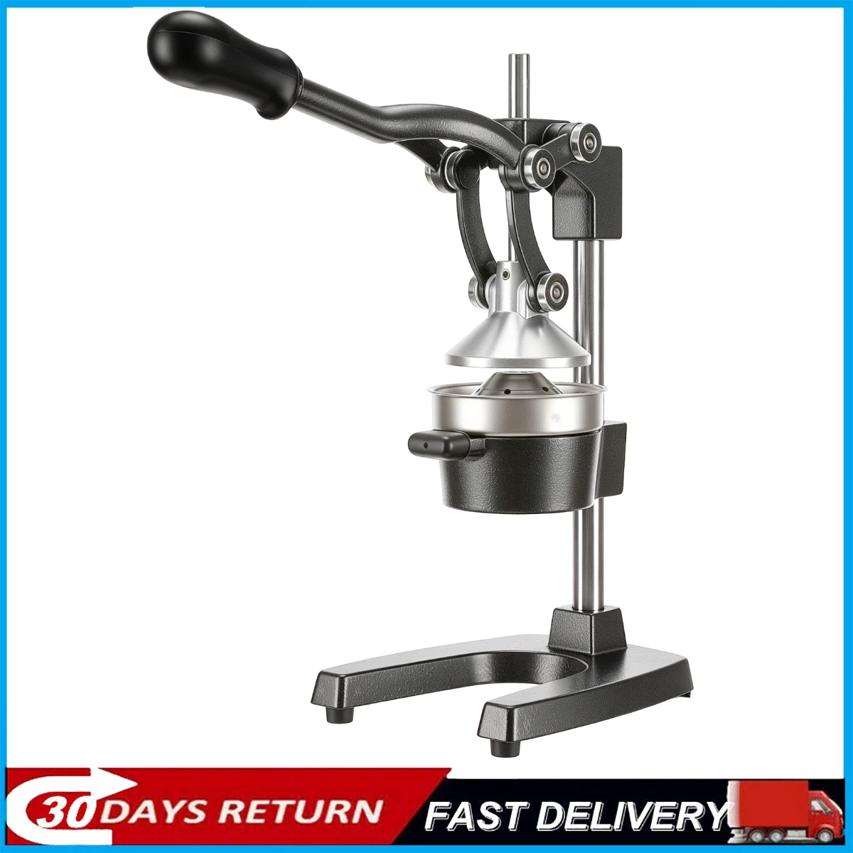 Cast Iron Citrus Juicer | Extra-Large Commercial Grade Manual Hand Press NEW