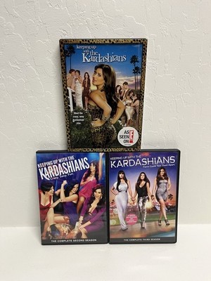 Keeping Up with the Kardashians Complete Season 1 2 & 3 DVD, 2007 CIB w/ Inserts