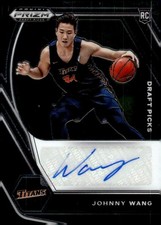 2021 Panini Prizm Draft Picks #DP-JWA Johnny Wang Draft Picks Autographs