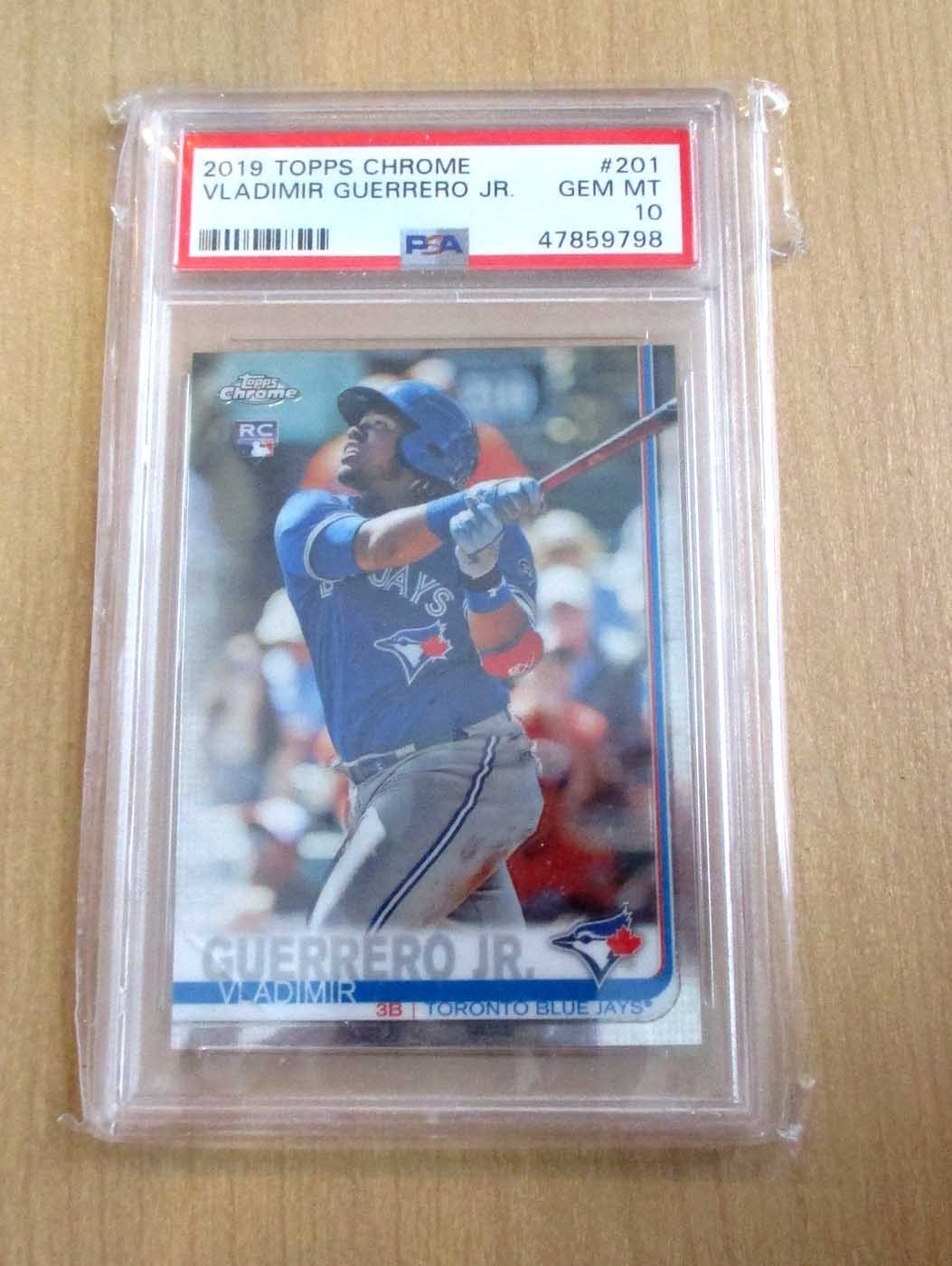 2019 Topps Chrome Vladimir Guerrero JR Rookie RC #201 PSA 10 GEM MINT
