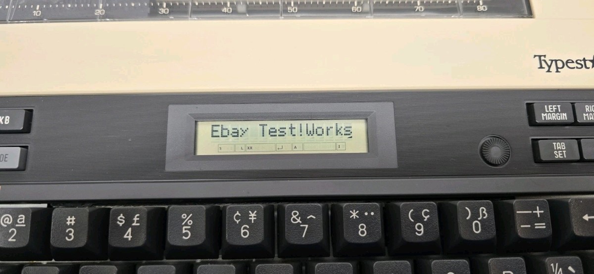 Vintage Canon Typewriter Typestar 5 Electronic Canon Typestar 5 