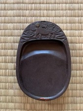 12.1 x 8.3 x 1.8 cm Ink Stone Kirin Suzuri Sumi Grinder Calligraphy Shodo Shuji