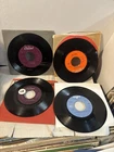 Lot Of 4 Beatles Jukebox Vinyl 45 Rpm Records Hey Jude strawberry Fields Etc