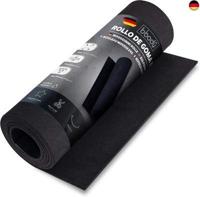 Roll Eva Foam 2mm Schwarz Farbe | Moosgummi 2mm Dicke | Größe 150cm x 32cm, D