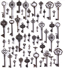 100 G Vintage Antique Metal Charms for Jewelry Making, Bulk Silver  Gold Plated