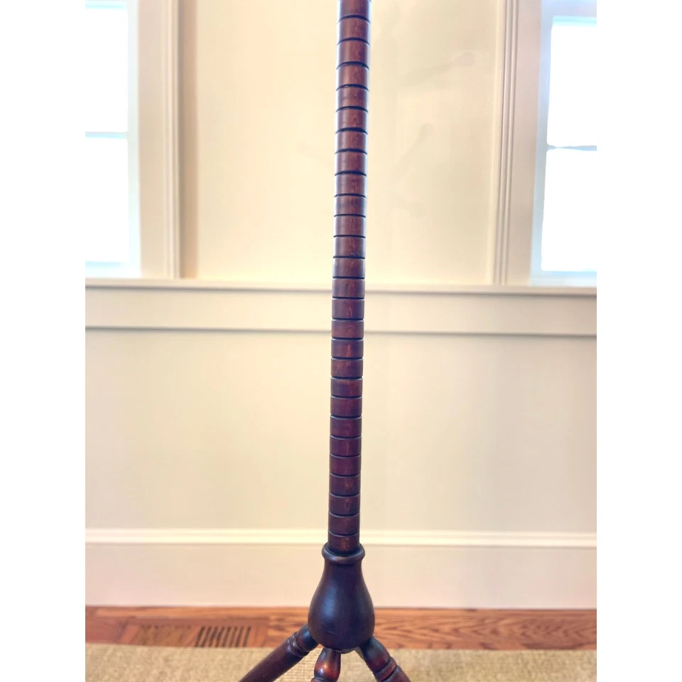 ANTIGUIDADE VARA VITORIANA DO SÉCULO XIX e BOLA Carvalho HALL TREE COAT RACK ~ Original - Imagem 3 de 4