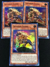 Yugioh Crusadia Leonis OP12-EN005 Super x3 (NM)