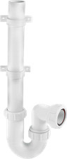 McAlpine WM3 75mm Water Seal Standpipe Trap with 1.5" Multifit Outlet, White
