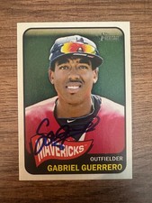 Gabriel Guerrero Signed 2014 Topps Heritage IP AUTO #84