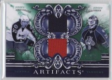 2010 Upper Deck Artifacts Emerald 17/35 Jakub Voracek Tomas Vokoun #TT2-CZE 0b2