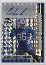 2021 Panini Mosaic Rookie Carlos Basham Jr Boogie #RA-99 Auto 12wz