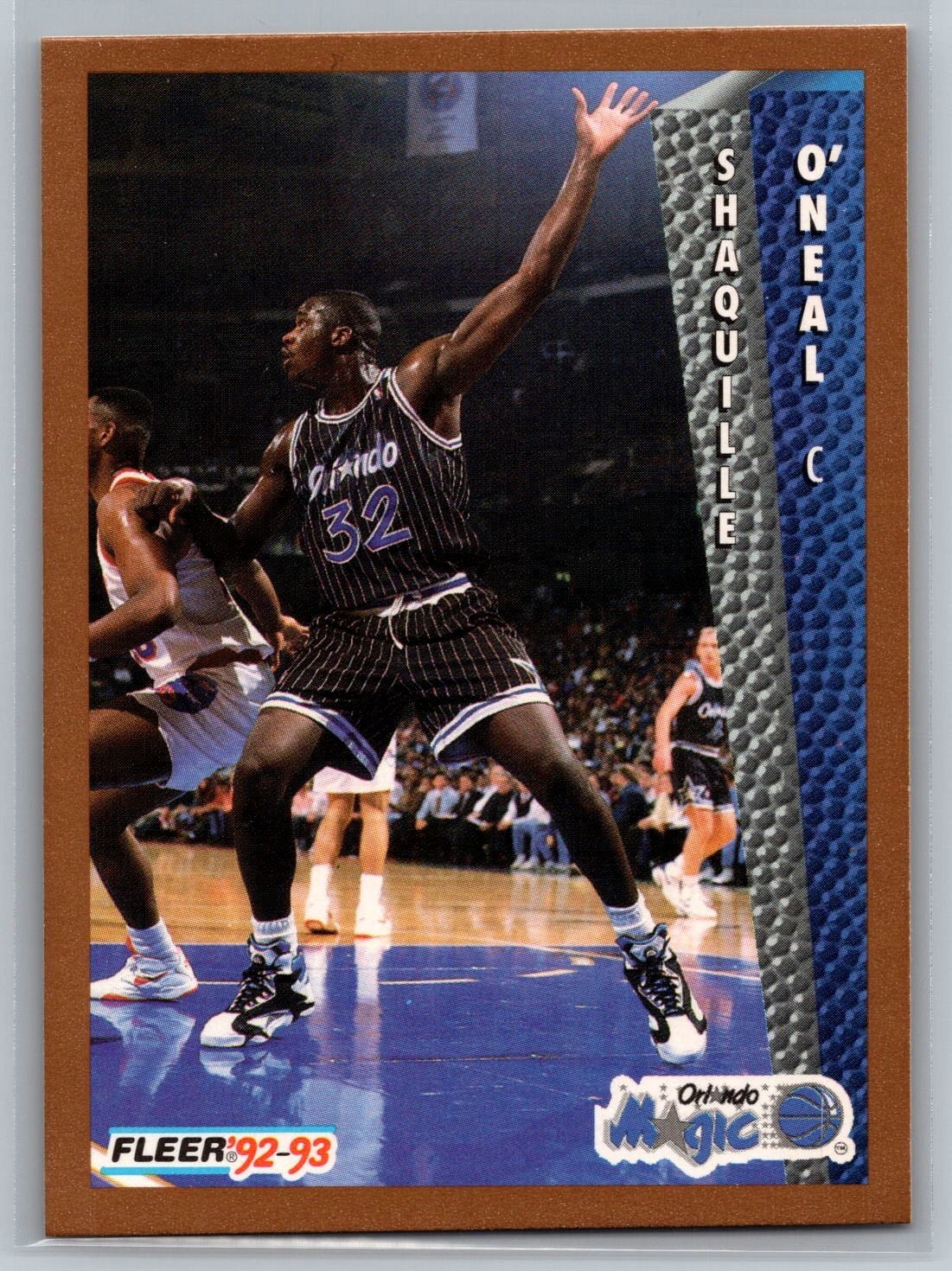 1992-93 Fleer SHAQUILLE O'NEAL Rookie Card RC #401 Orlando Magic HOF SHAQ