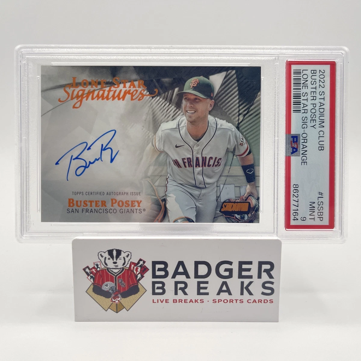 Buster Posey Baseball Original Autographed Sports Trading Cards