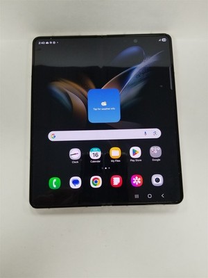 Samsung Galaxy Z Fold 4 256GB Beige SM-F936U (Unlocked) Fully Functional DG7133