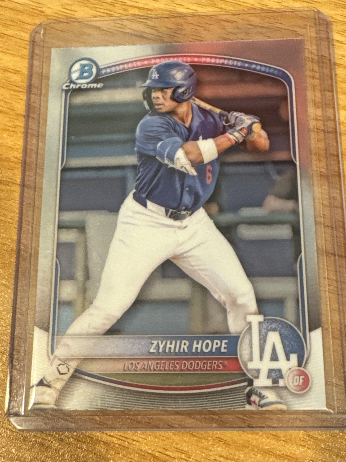 2025 Bowman - Chrome Prospects Zyhir Hope #BCP-2 (RC)