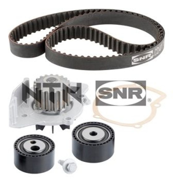 Wasserpumpe + Zahnriemensatz SNR KDP459.500 FüR 9U CitroËN Peugeot 406 807 9D C5-image