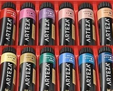 48 Tubes Arteza Gouache - 4 Sets Combined - Sea, Earth, Skin & Metallic
