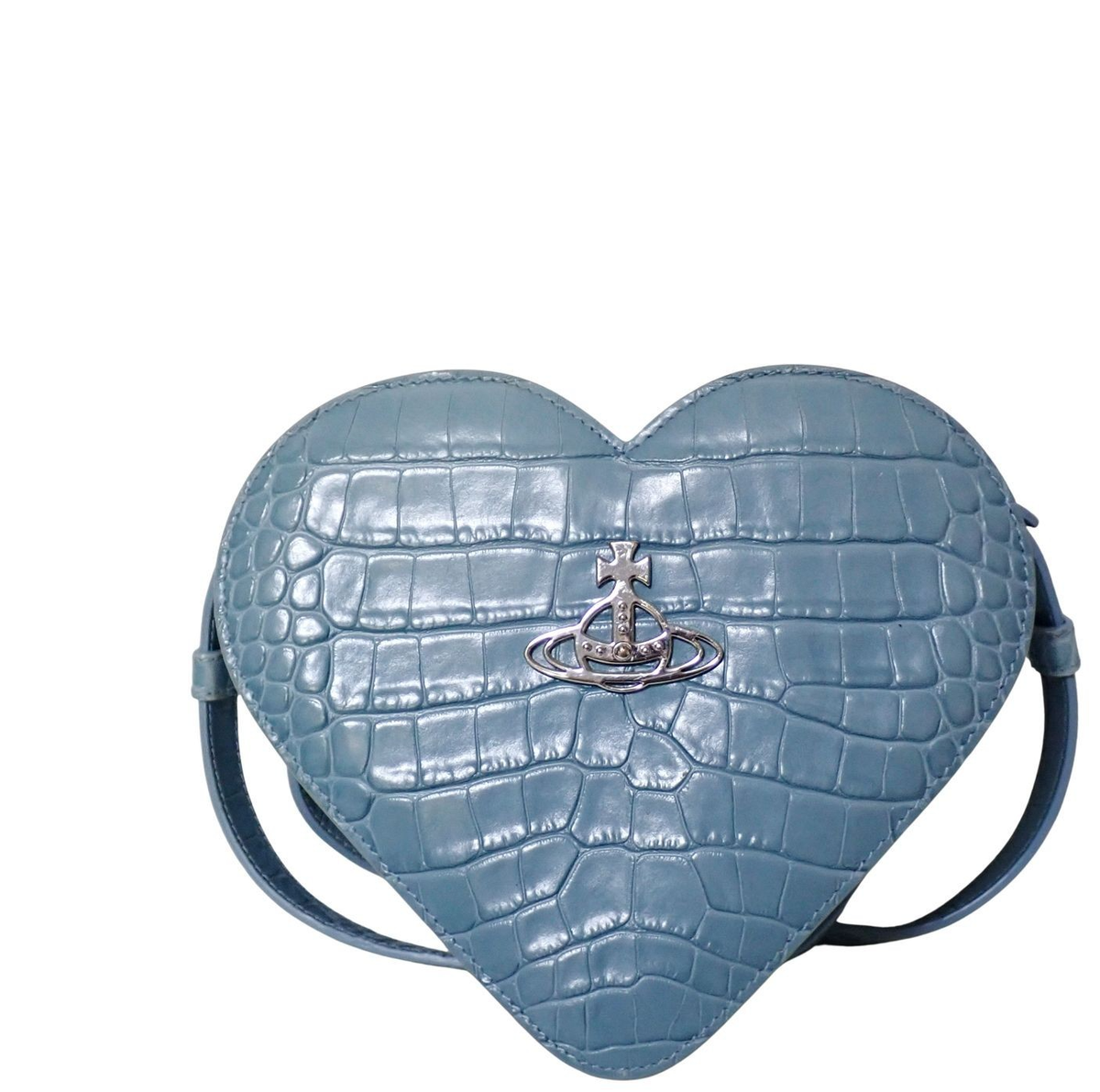 Vivienne Westwood 2way Hand Shoulder Bag Heart orb color Blue