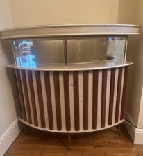 70s semi circular vintage cocktail bar