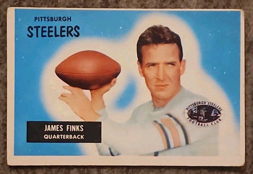 Jim Finks #120 1955 Bowman card