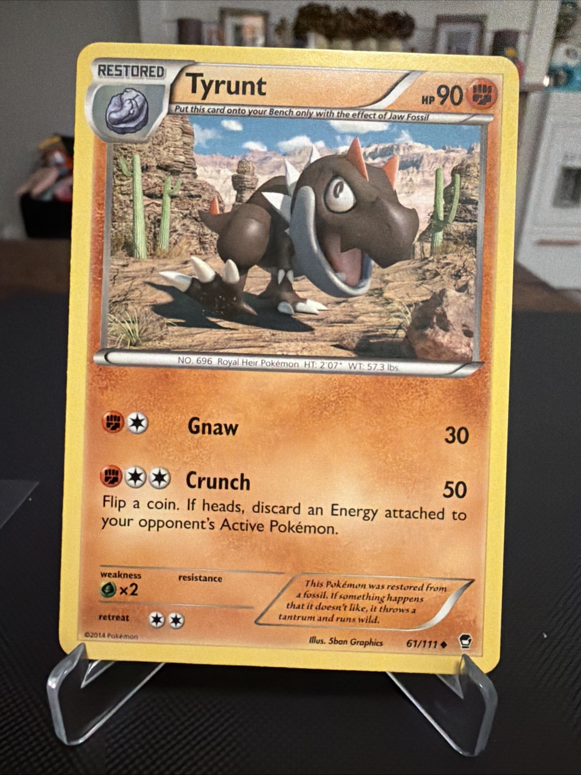 Tyrunt 61/111 XY - Furious Fists Regular