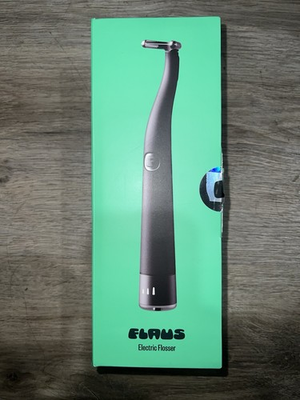 #ad FLAUS Black Electric Flosser Starter Kit with 45 Heads Open Box New $58.64