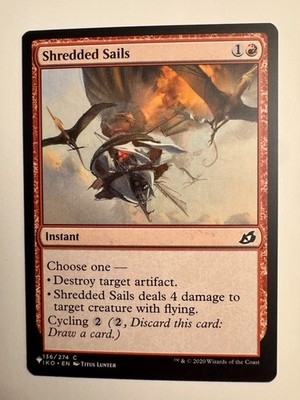 MTG Shredded Sails The List Mystery Booster 2 (MB2) Common Magic #136 Unplayed