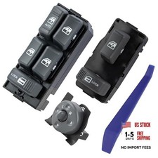 Driver  Passenger Side Power Window Switch  Mirror Control 4 Door