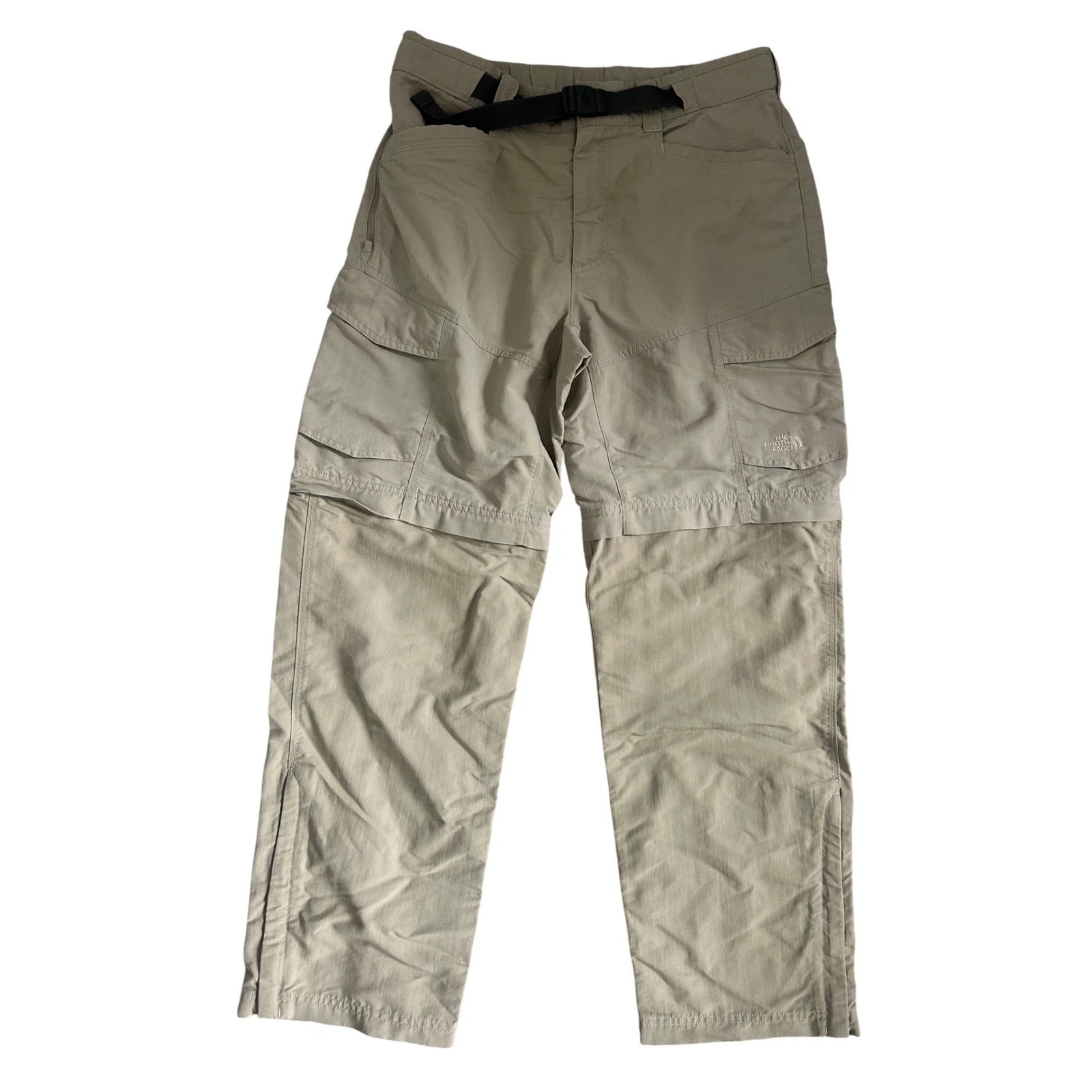 The North Face Mens Medium Convertible Cargo Pants Khaki Nylon Hiking Zip Off
Opens in a new window 