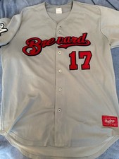 MiLB Brevard County Manatees Gray Game Used/worn Jersey XL PHIL BICKFORD