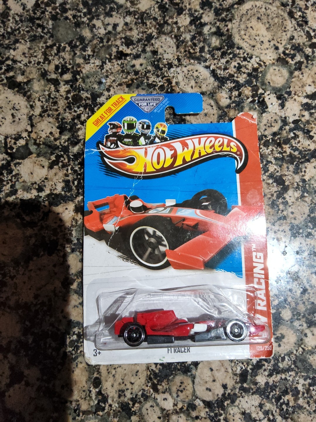 Hot Wheels 2013 F-Racer - HW Racing - Red, OH5SP Wheels - F1 Racing Car Fast