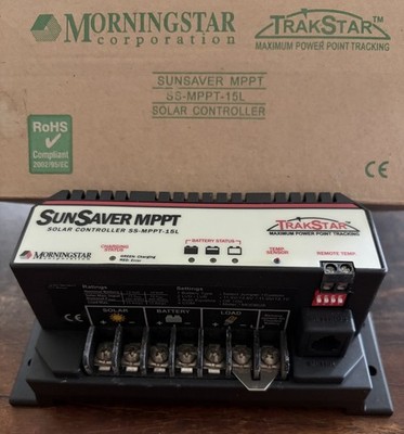 Morningstar SS-MPPT-15L SunSaver Solar Charge Controller for 12V/24V Batteries