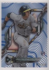 2018 High Tek Pattern 1 Waves/Diagonals Blue Rainbow Foil /150 Dustin Fowler 0q3