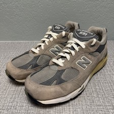 New Balance 991 Shoes Mens 11 WIDE 4E Grey Silver Made in USA Running Sneakers