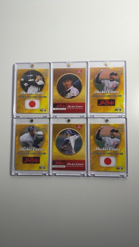 RARE 2012 Shohei Ohtani Gold Rookie Phenom Japan High School Sensation Lot!!