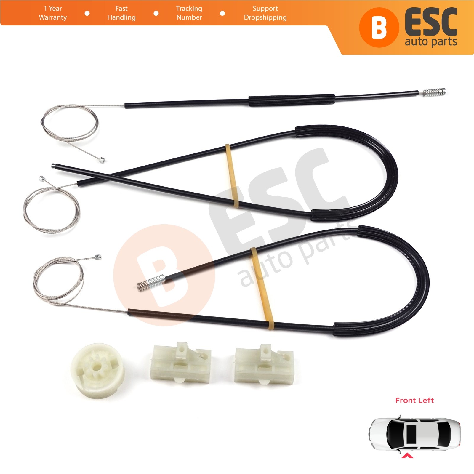 Window Regulator Kit Front Left for Mercedes Vito Viano Mixto MK2 W639 2003-2010