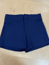 Vintage 1980s Spalding Polyester Navy Coach Shorts Mens Large 36-38 USA Made