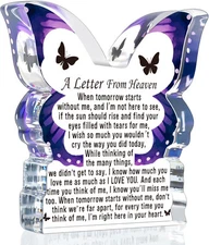 Sympathy Gifts, Memorial Gift for Loss of Loved One, Mom Dad Purple 