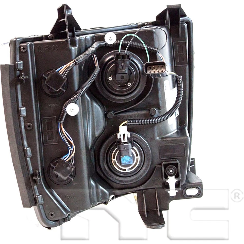 Conjunto de faros izquierdo derecho TYC 2 piezas para Chevrolet Silverado 2500 2007-2009 Foto 3 de 4